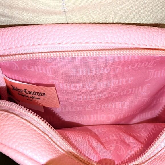 Adorable Juicy Couture Kids Pink Reflective Logo Fanny Pack - Picture 3 of 10